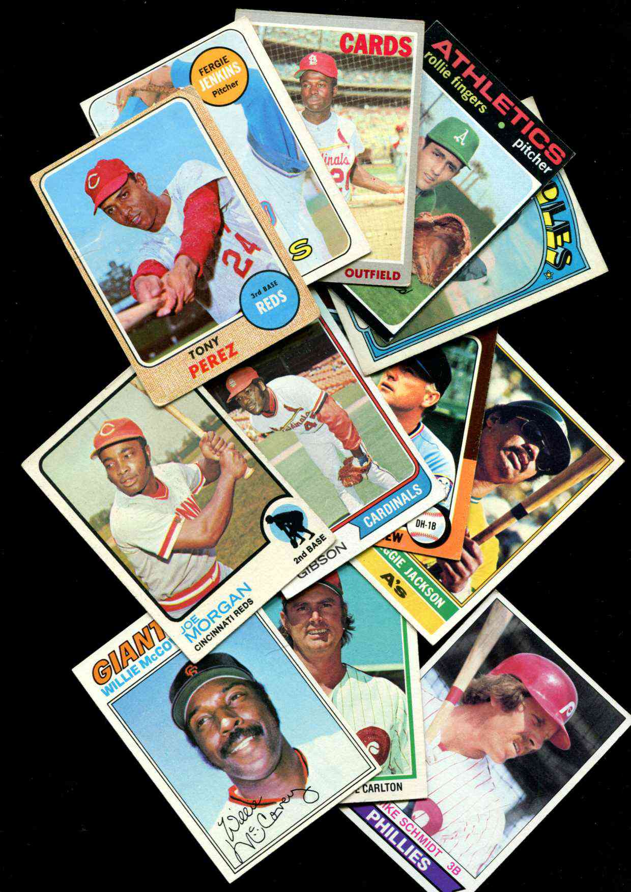  1968-1979 Collection of HALL-OF-FAMERS [#b] - 1 from each year !!! Baseball cards value