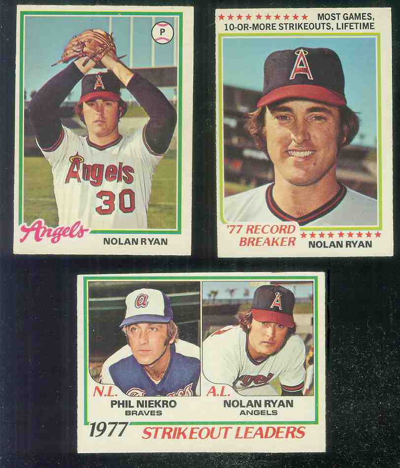 1978 O-Pee-Chee/OPC #  6 NOLAN RYAN Strikeout Leaders w/Phil Niekro Baseball cards value