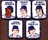 1978/79 Penn Emblem  Baseball Patches - YANKEES Team Lot (5) w/REGGIE JACKS