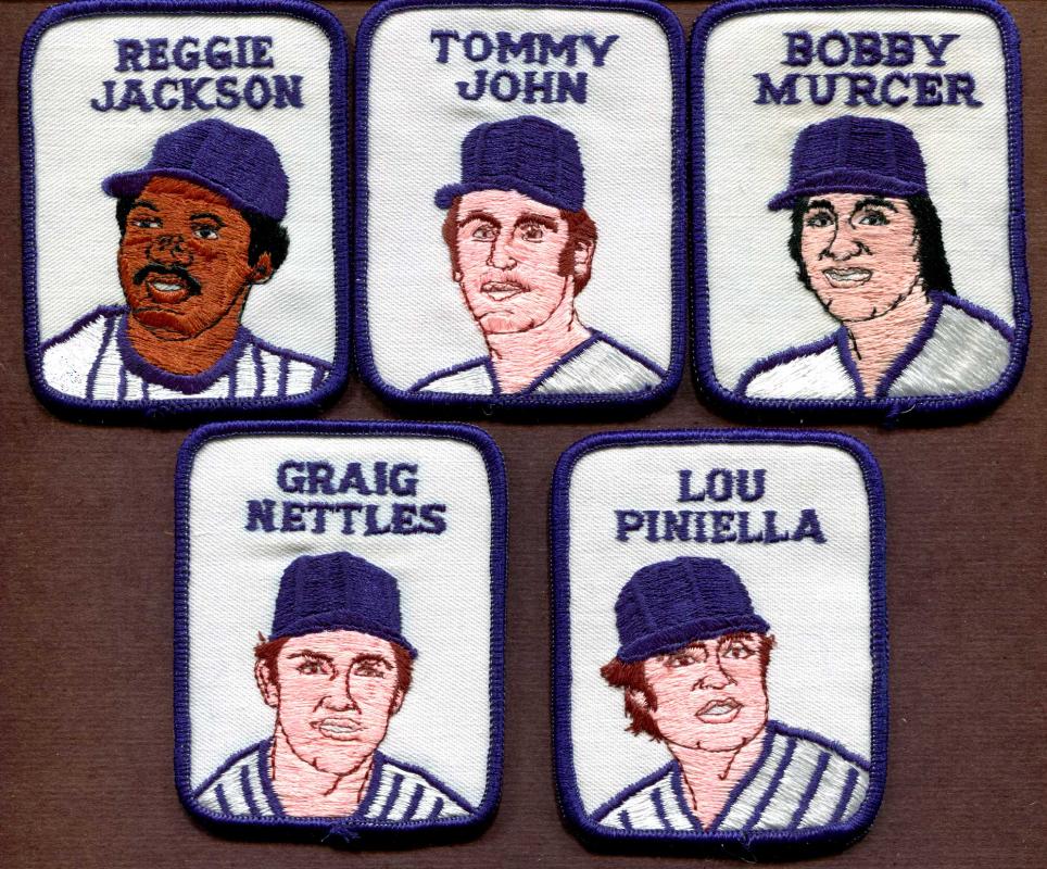 1978/79 Penn Emblem  Baseball Patches - YANKEES Team Lot (5) w/REGGIE JACKS Baseball cards value