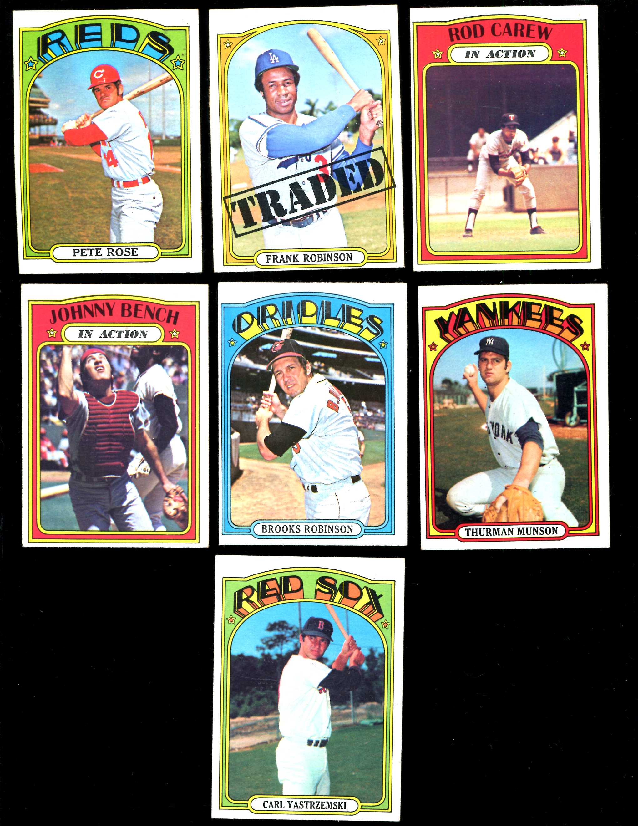 1972 Topps #754 Frank Robinson TRADED SCARCE HIGH # (Dodgers) Baseball cards value