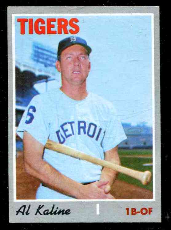 1970 Topps #640 Al Kaline SCARCE HIGH # [#x] (Tigers) Baseball cards value