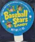 1970 Topps Candy Lids Back