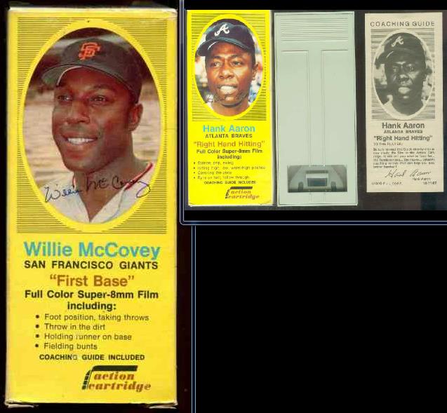 1970 Action Cartridge - Willie McCovey COMPLETE BOX, FILM CARTRIDGE Baseball cards value
