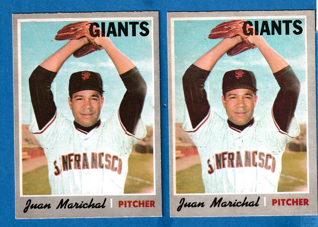 1970 O-Pee-Chee/OPC #210 Juan Marichal (Giants) Baseball cards value