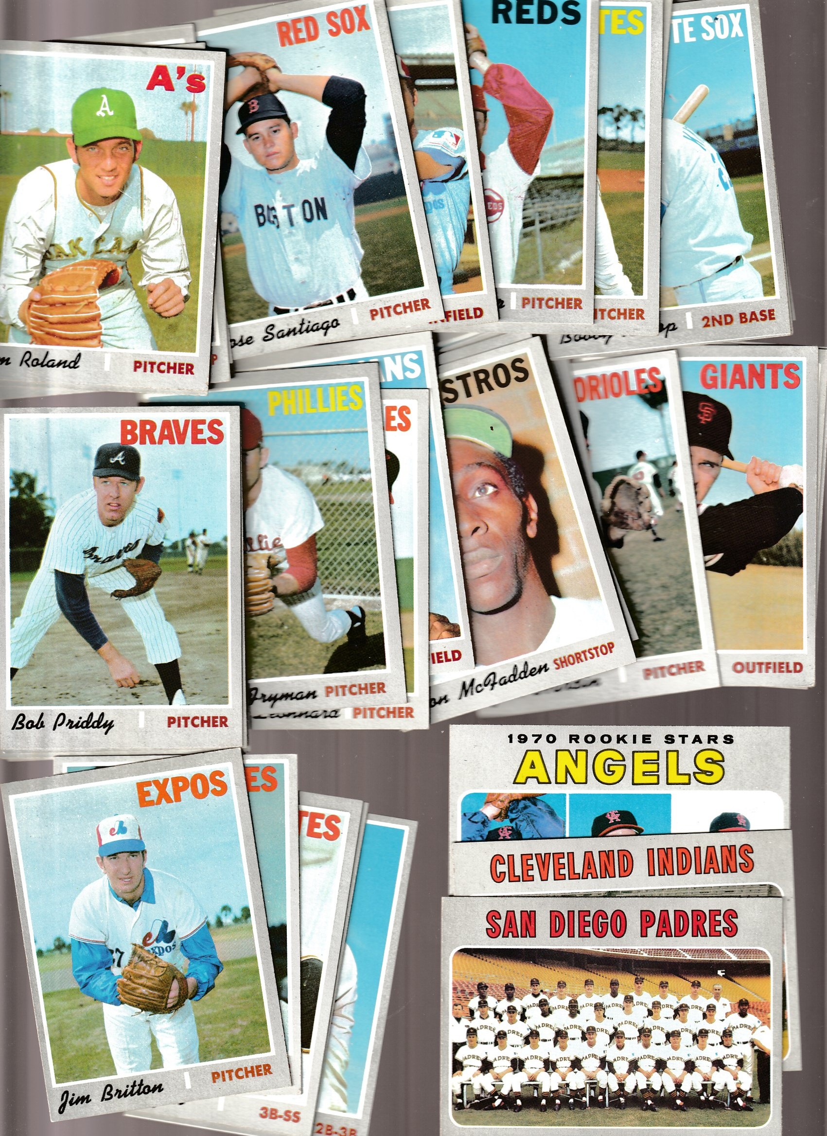 1970 Topps -  *** SCARCE HIGH NUMBERS *** - Lot of (37) different Baseball cards value