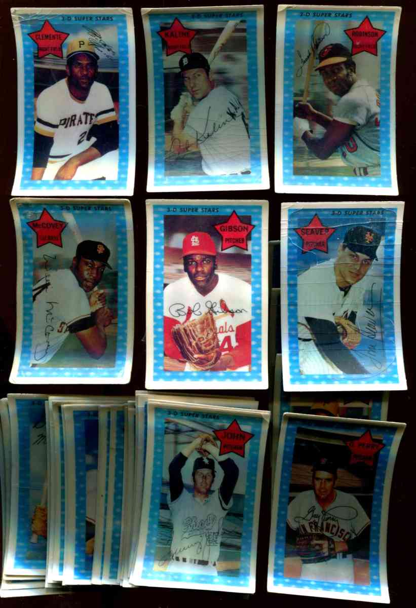  1971 Kellogg's  - STARTER MASTER SET/Lot (58) w/17 Hall..Famers+Pete Rose Baseball cards value