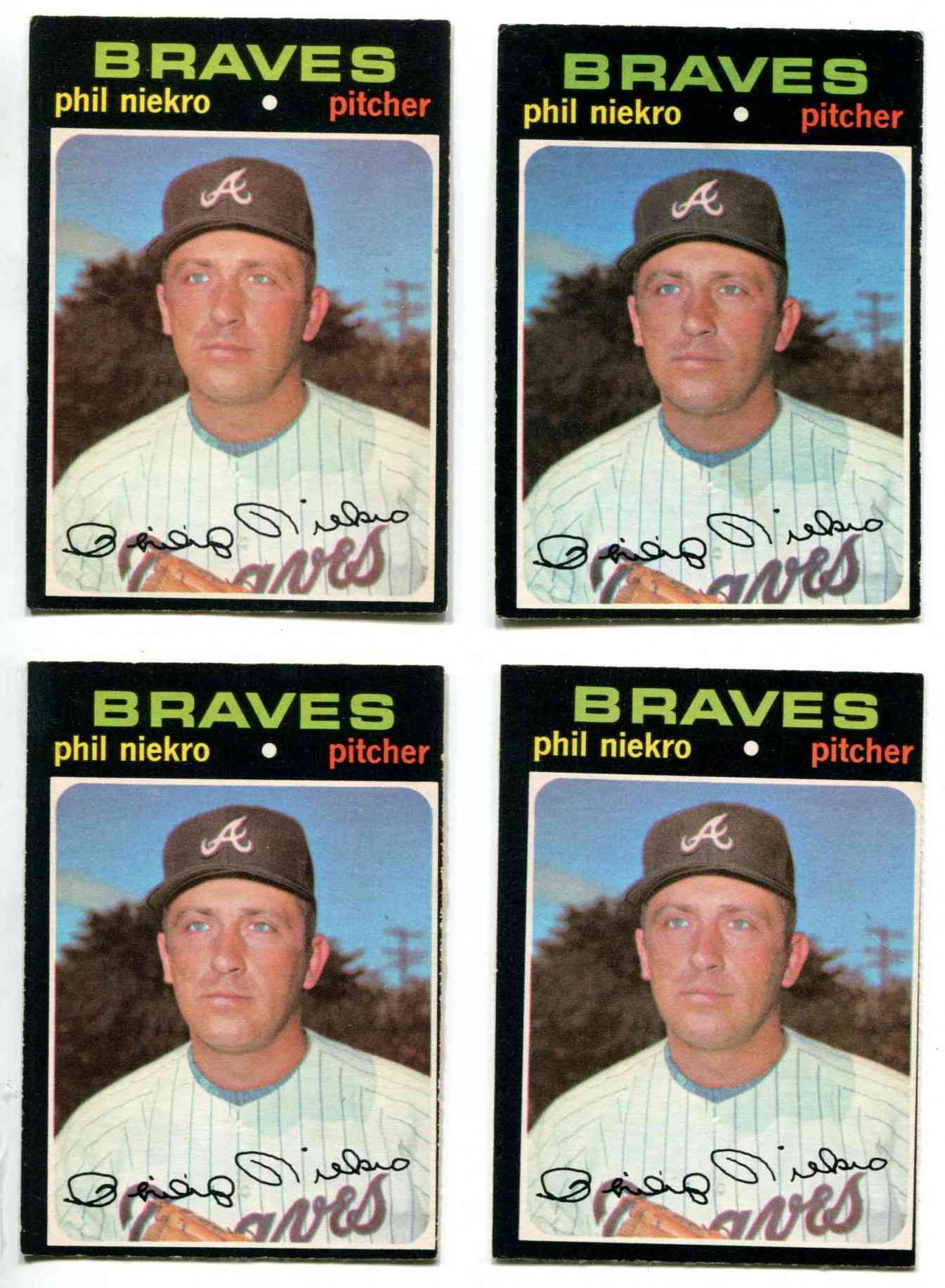 1971 O-Pee-Chee/OPC # 30 Phil Niekro (Braves) Baseball cards value