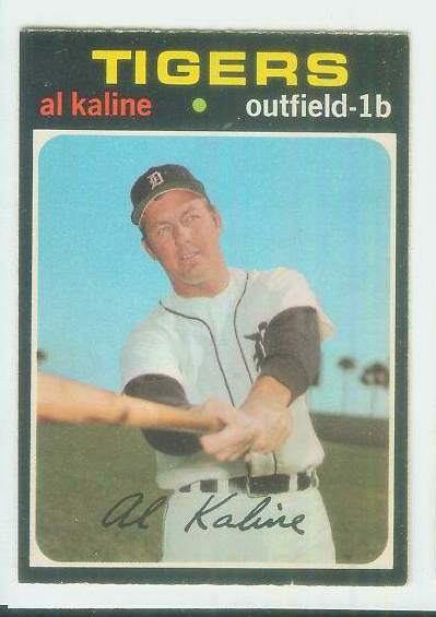 1971 O-Pee-Chee/OPC #180 Al Kaline (Tigers) Baseball cards value