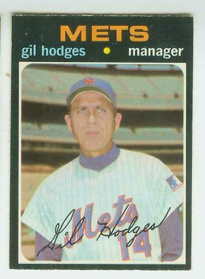 1971 O-Pee-Chee/OPC #183 Gil Hodges MGR (Mets) Baseball cards value