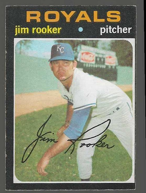 1971 O-Pee-Chee/OPC #730 Jim Rooker SCARCE HIGH # [#x] (Royals) Baseball cards value