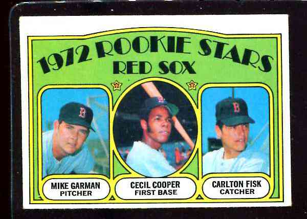 1972 Topps # 79 Carlton Fisk ROOKIE (Red Sox) Baseball cards value