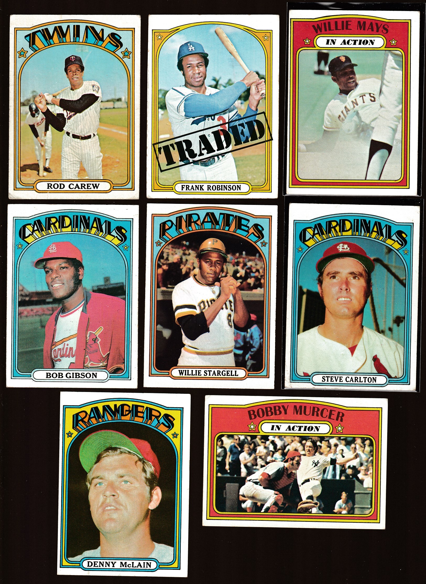 1972 Topps #695 Rod Carew SCARCE HIGH # (Twins) Baseball cards value