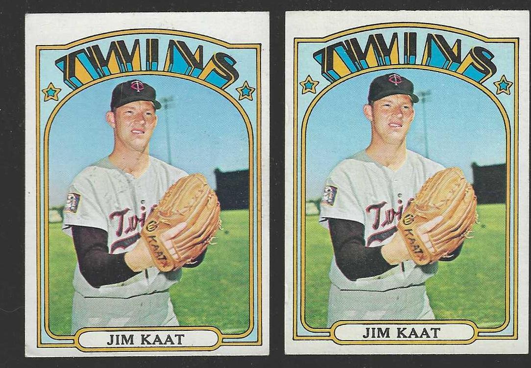1972 Topps #709 Jim Kaat SCARCE HIGH # (Twins,HOF) Baseball cards value