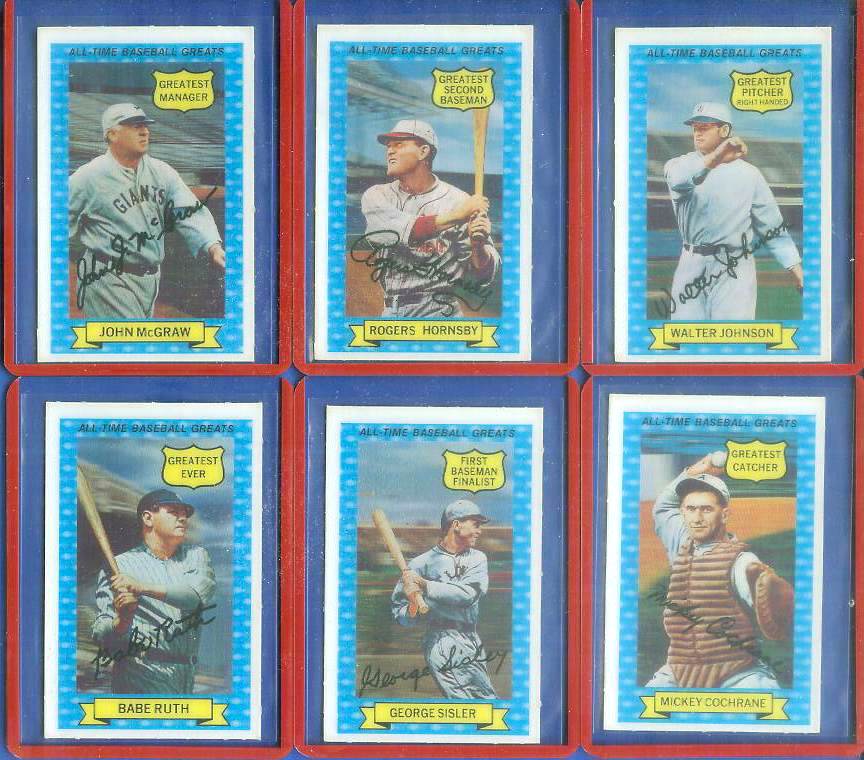 1972 Kellogg's All-Time Greats # 6 Babe Ruth (Yankees) Baseball cards value