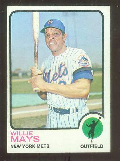 1973 Topps #305 Willie Mays [#c] (Mets) Baseball cards value