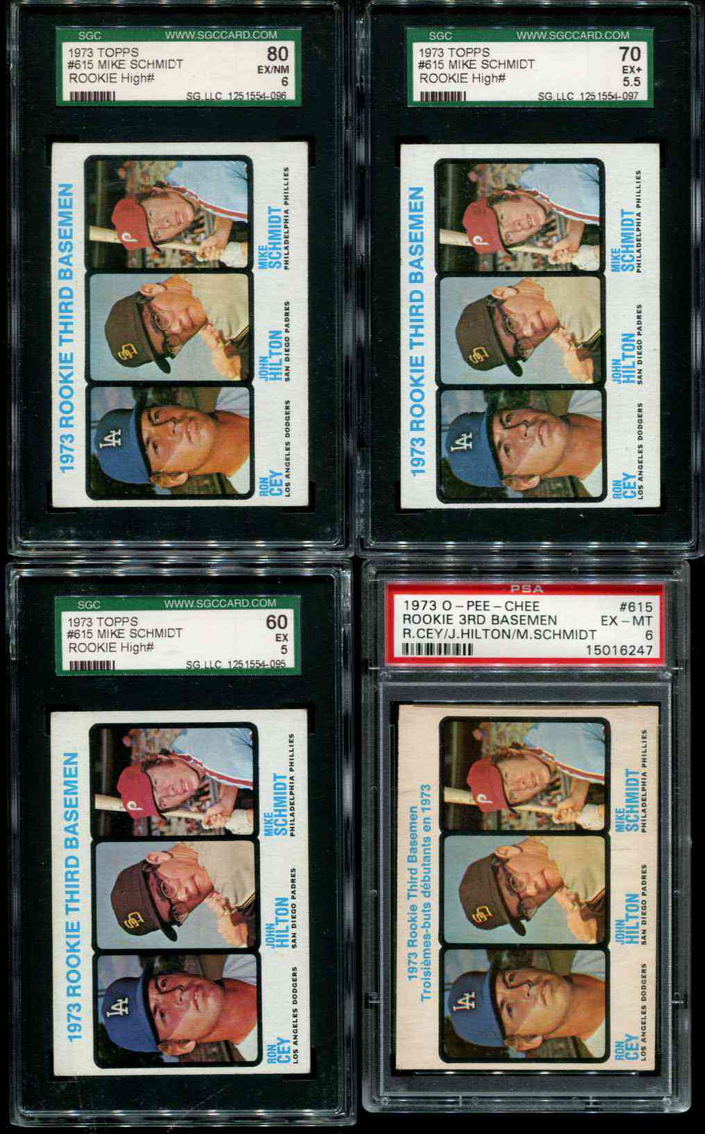 1973 Topps #615 Mike Schmidt ROOKIE [#g70] TOUGHER HIGH # (Phillies) Baseball cards value