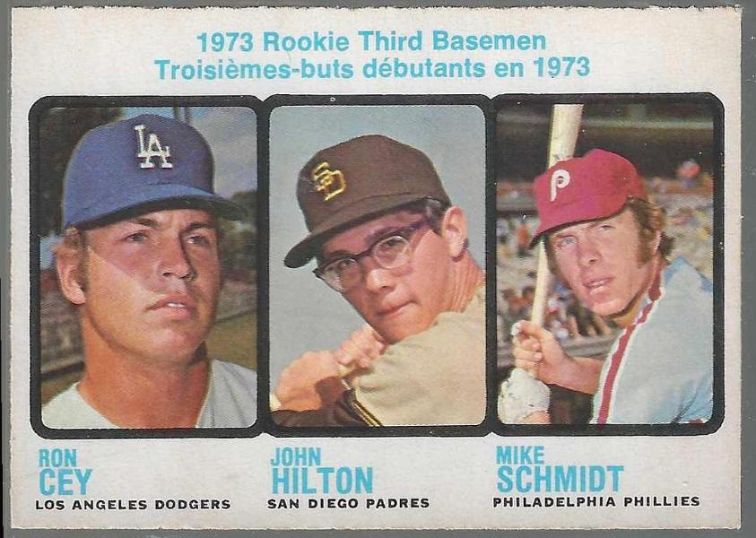 1973 O-Pee-Chee/OPC #615 Mike Schmidt ROOKIE [#] (w/Ron Cey) Baseball cards value