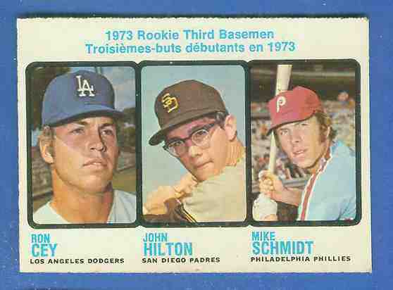1973 O-Pee-Chee/OPC #615 Mike Schmidt ROOKIE [#] (w/Ron Cey) Baseball cards value