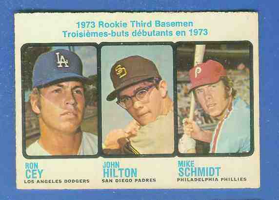 1973 O-Pee-Chee/OPC #615 Mike Schmidt ROOKIE [#] (w/Ron Cey) Baseball cards value