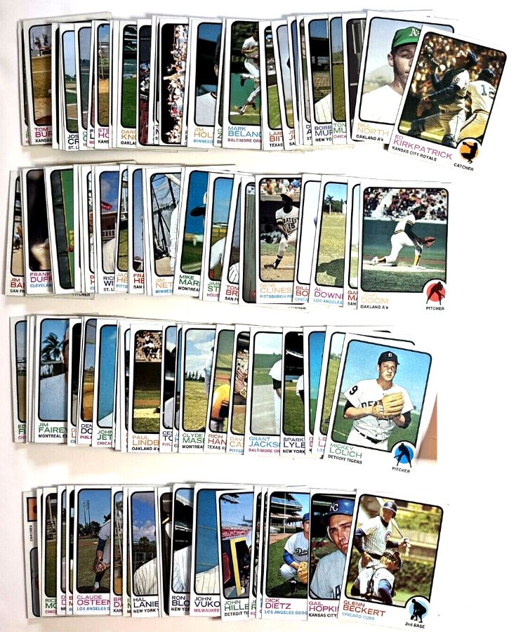 1973 Topps - Bulk Lot (700) assorted commons,Teams,Minors,Regional stars Baseball cards value