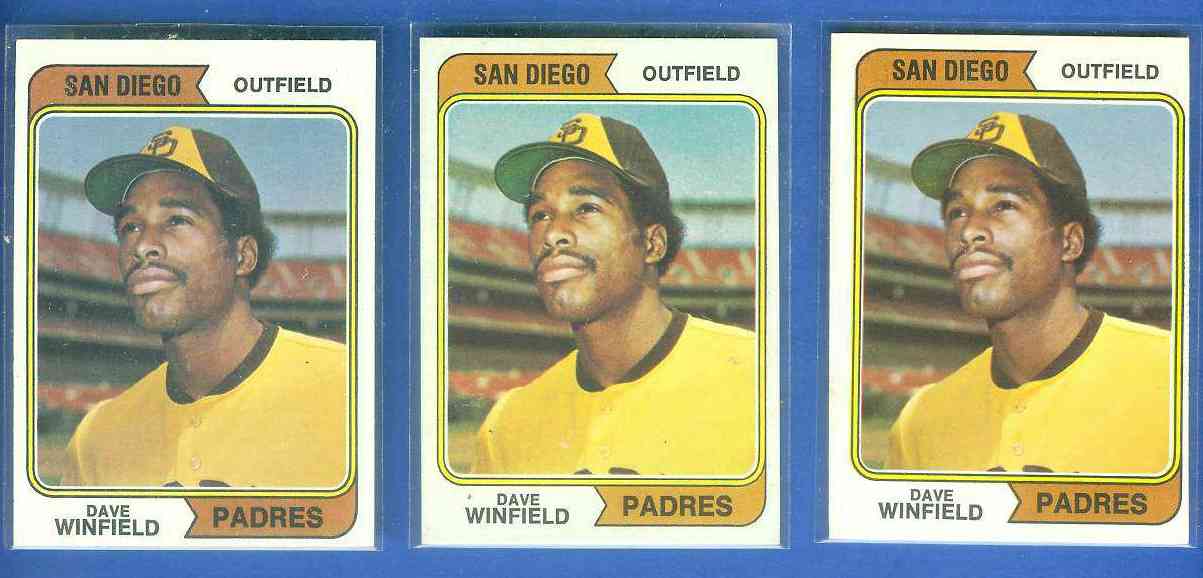 1974 Topps #456 Dave Winfield ROOKIE (Padres Hall-of-Famer) Baseball cards value