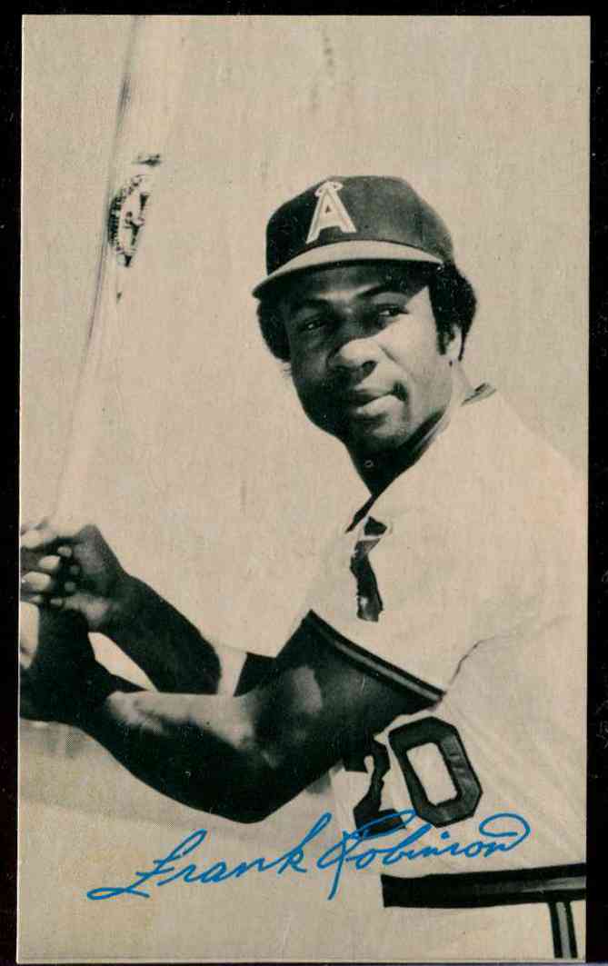 1974 Topps Deckle Edge UN-DECKLED PROOF [WB] #66 Frank Robinson (Angels) Baseball cards value
