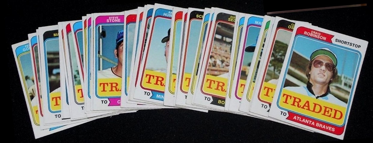 1974 Topps Traded  - COMPLETE SET (no checklist) (43/44) Baseball cards value