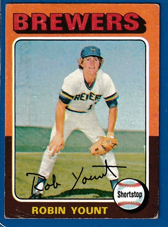 1975 Topps #223 Robin Yount ROOKIE (Brewers) Baseball cards value