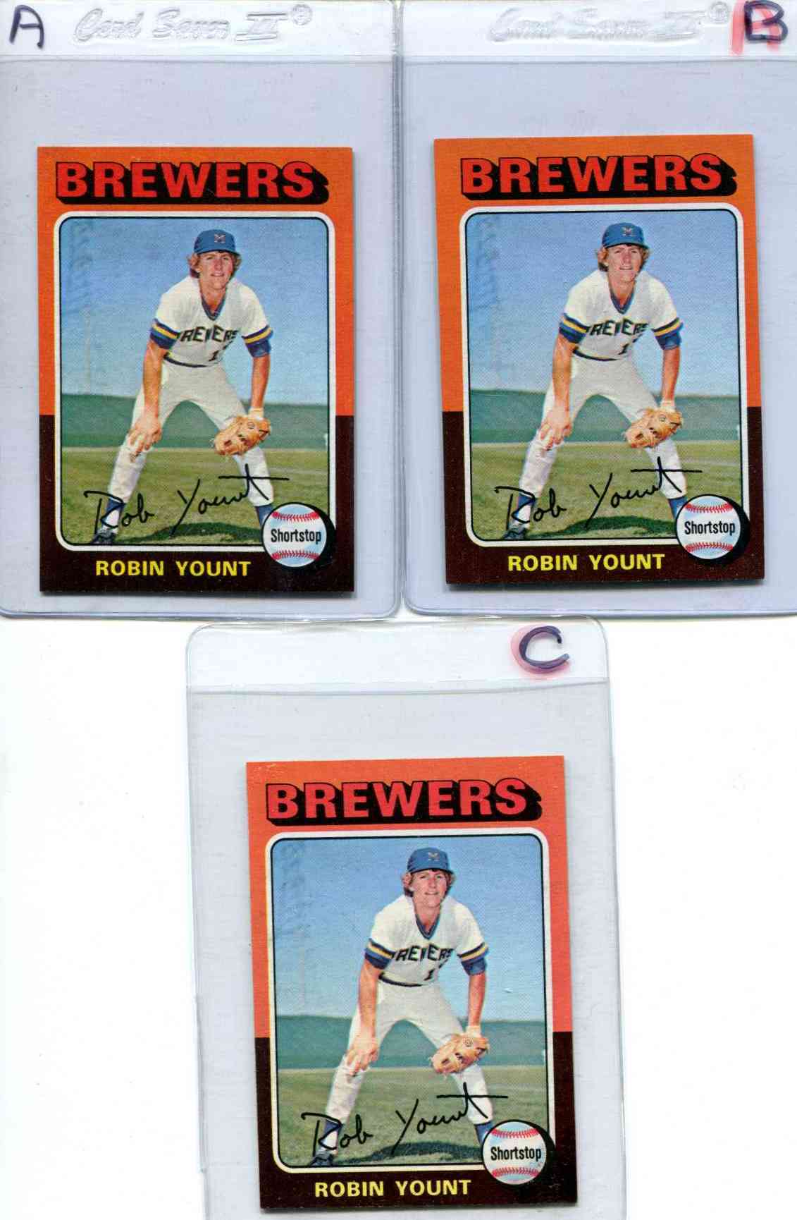 1975 Topps MINI #223 Robin Yount ROOKIE (Brewers) Baseball cards value