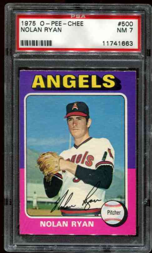 1975 O-Pee-Chee/OPC #500 Nolan Ryan [#p7] (Angels) Baseball cards value