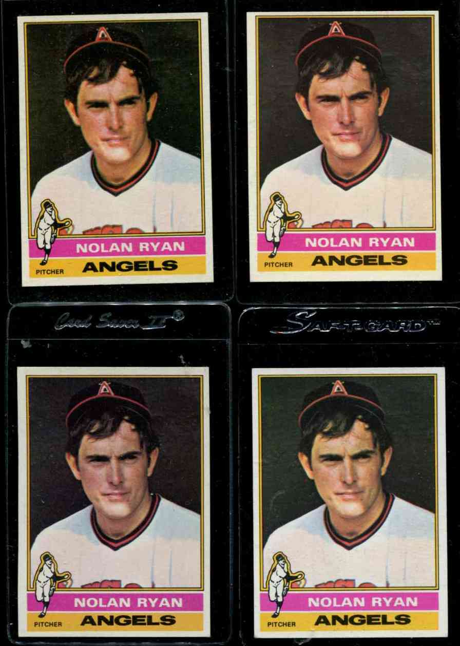 1976 Topps #330 Nolan Ryan (Angels) Baseball cards value