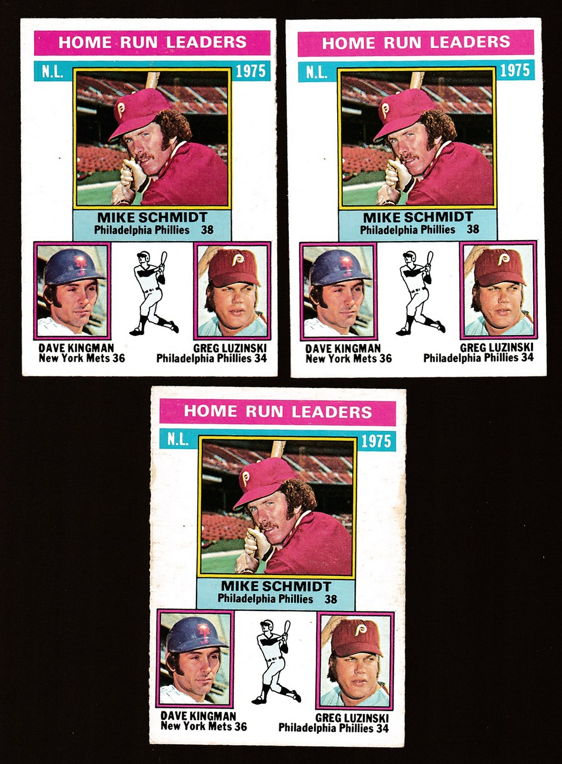 1976 O-Pee-Chee/OPC #193 NL Home Run Leaders (Mike Schmidt) Baseball cards value