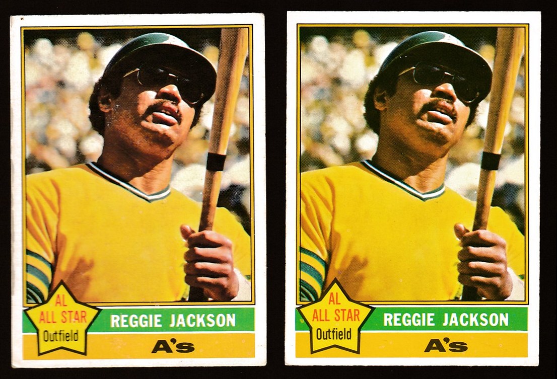 1976 O-Pee-Chee/OPC #500 Reggie Jackson (A's) Baseball cards value