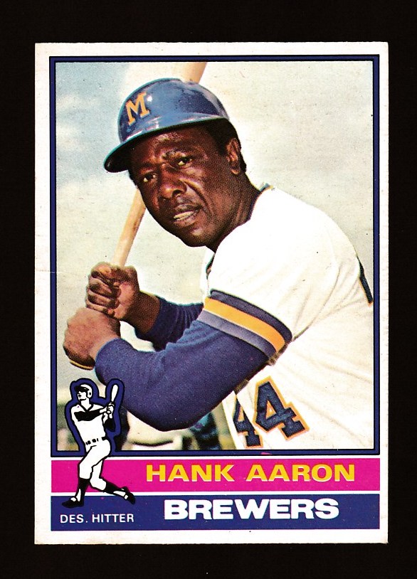 1976 O-Pee-Chee/OPC #550 Hank Aaron (Brewers) Baseball cards value