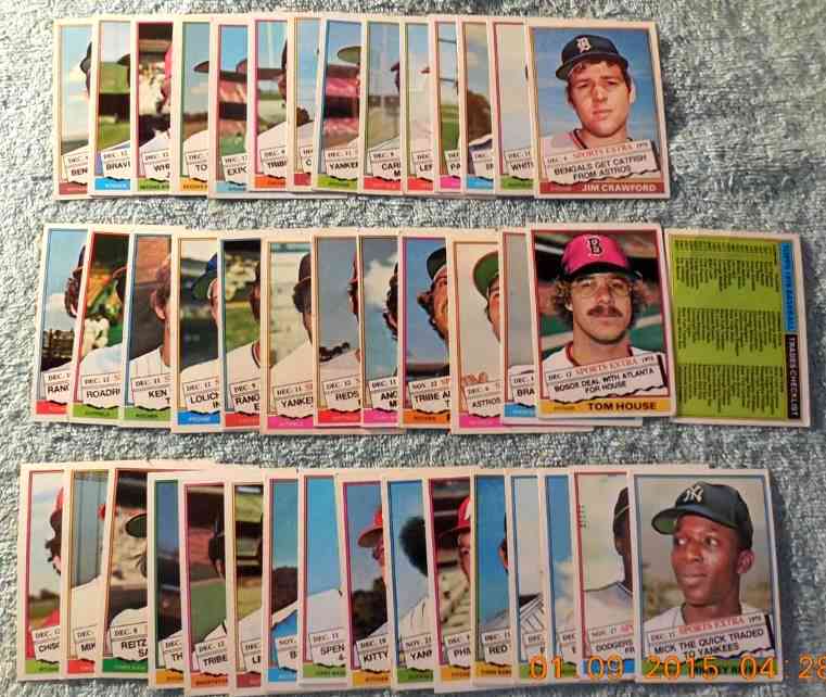 1976 Topps Traded  - COMPLETE SET (44 cards) Baseball cards value
