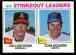1977 Topps #  6 Nolan Ryan/Tom Seaver - Strikeout Leaders (Angels/Mets)