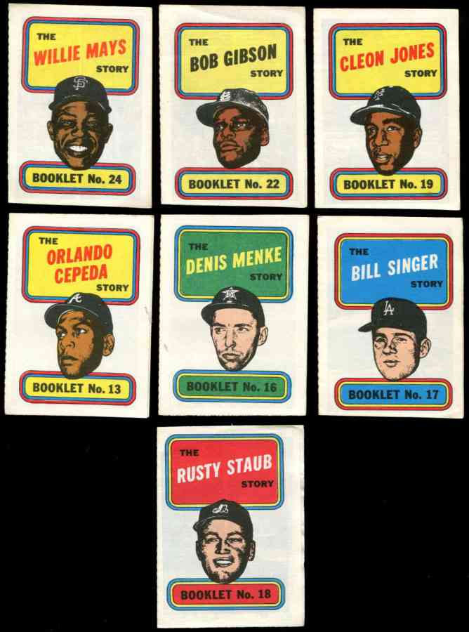 1970 Topps Comic Booklets #24 Willie Mays (Giants) Baseball cards value