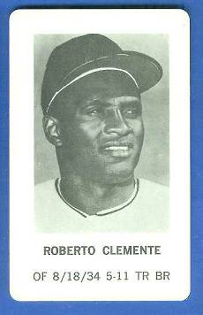 1970 Milton Bradley - Roberto Clemente Baseball cards value