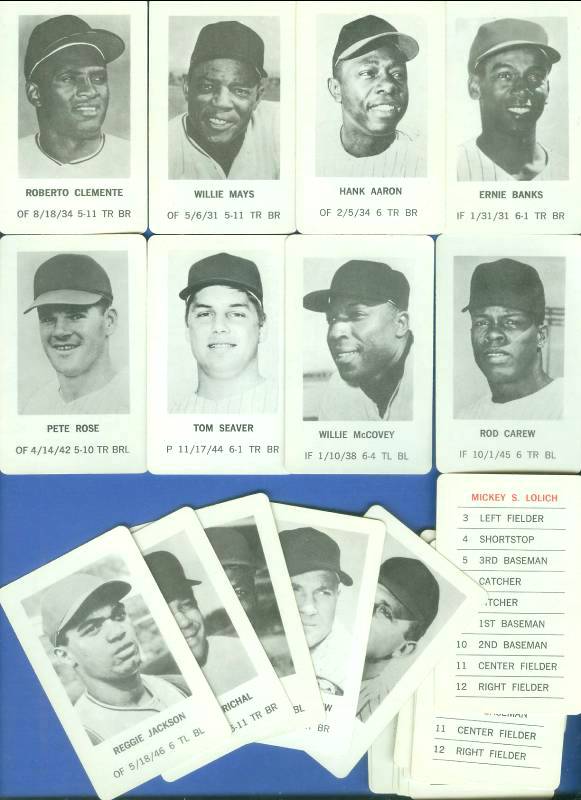 1970 Milton Bradley  - COMPLETE SET of (28) cards Baseball cards value