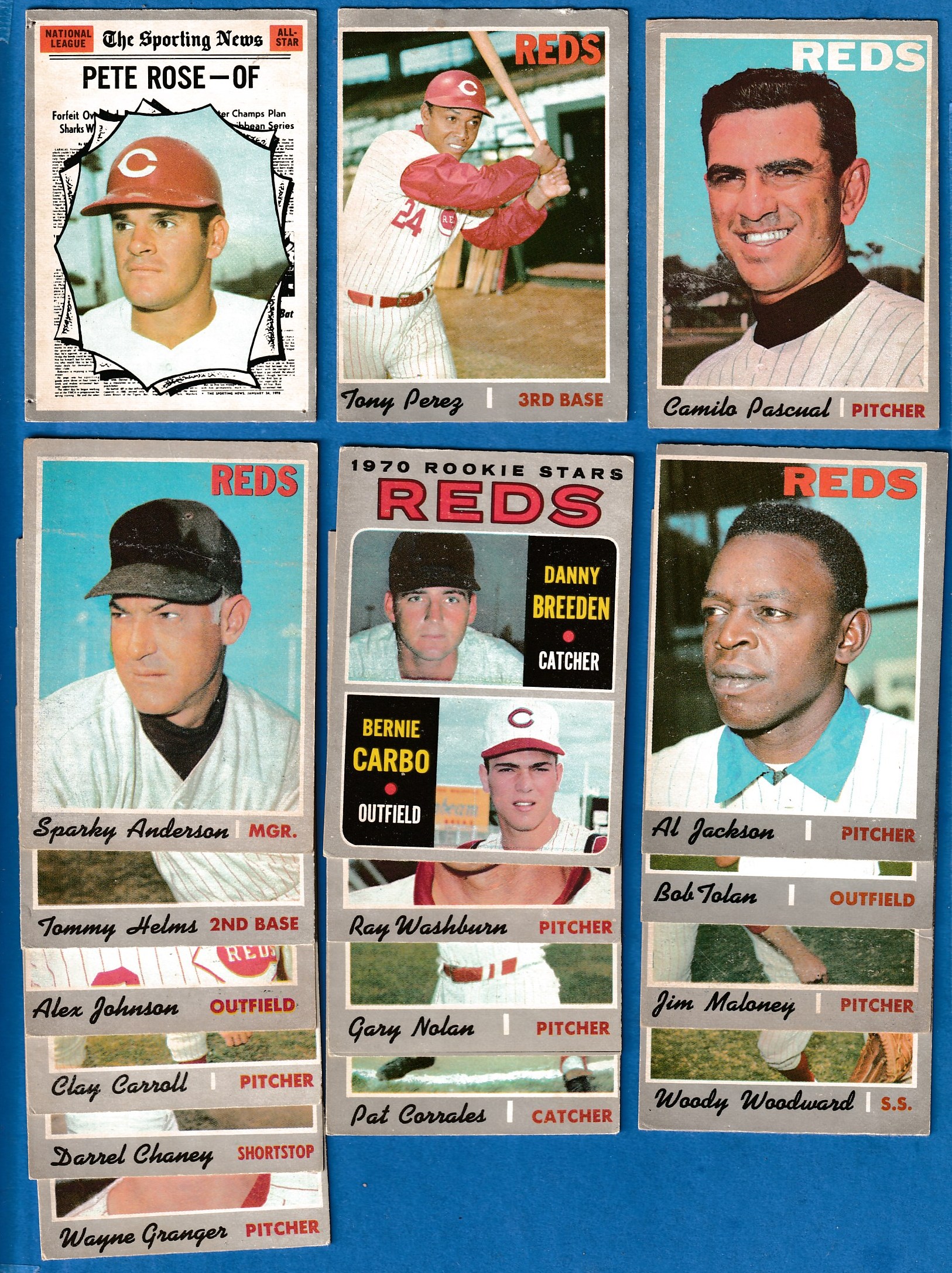 1970 O-Pee-Chee/OPC  - Reds Near TEAM SET/Lot of (17/22) Baseball cards value