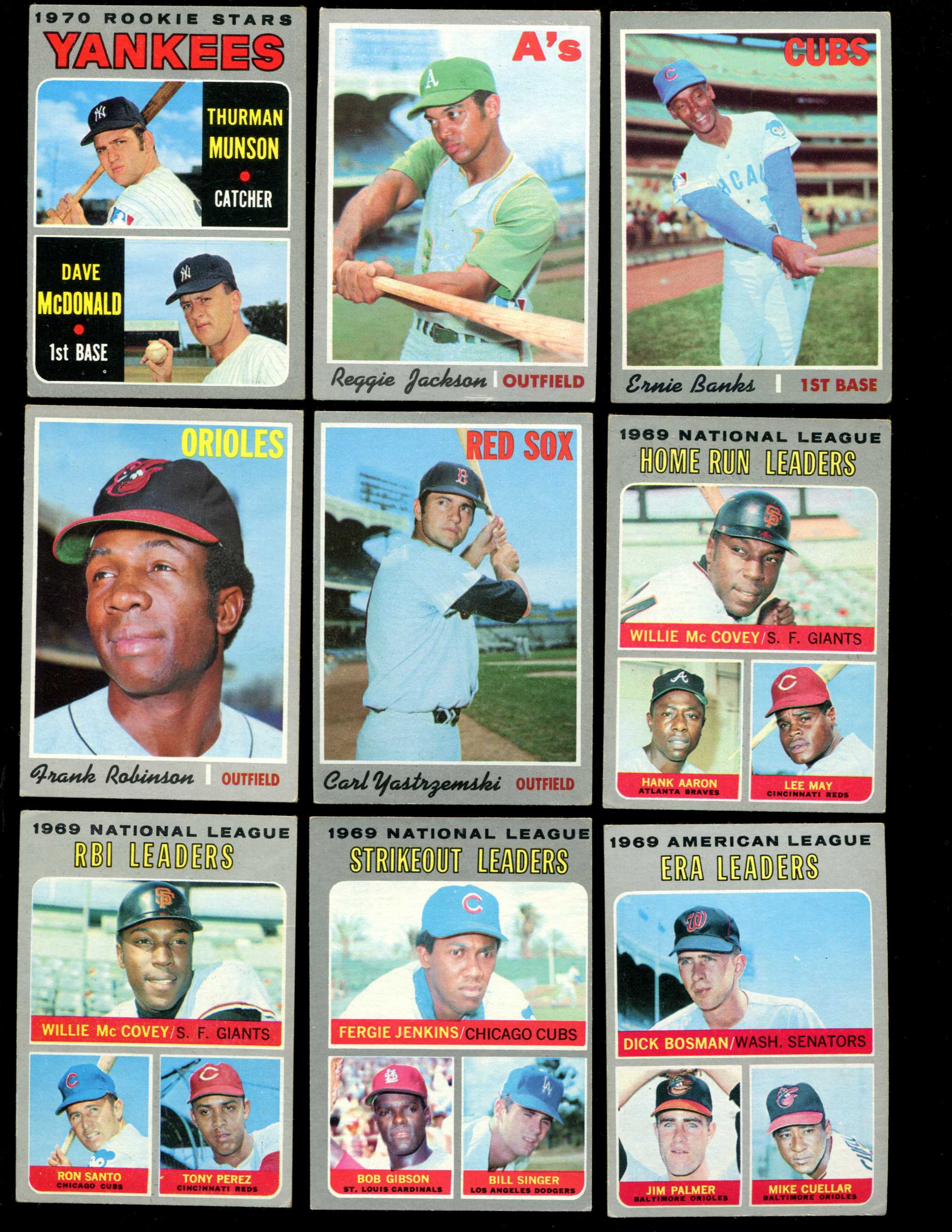 1970 Topps #630 Ernie Banks [#x] (Cubs) Baseball cards value