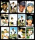   1971 Dell MLB Stamps - Lot (12) diff. w/Hank Aaron,Willie Mays...