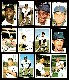 1971 Dell MLB Stamps - Lot (12) diff. w/Hank Aaron,Willie Mays...