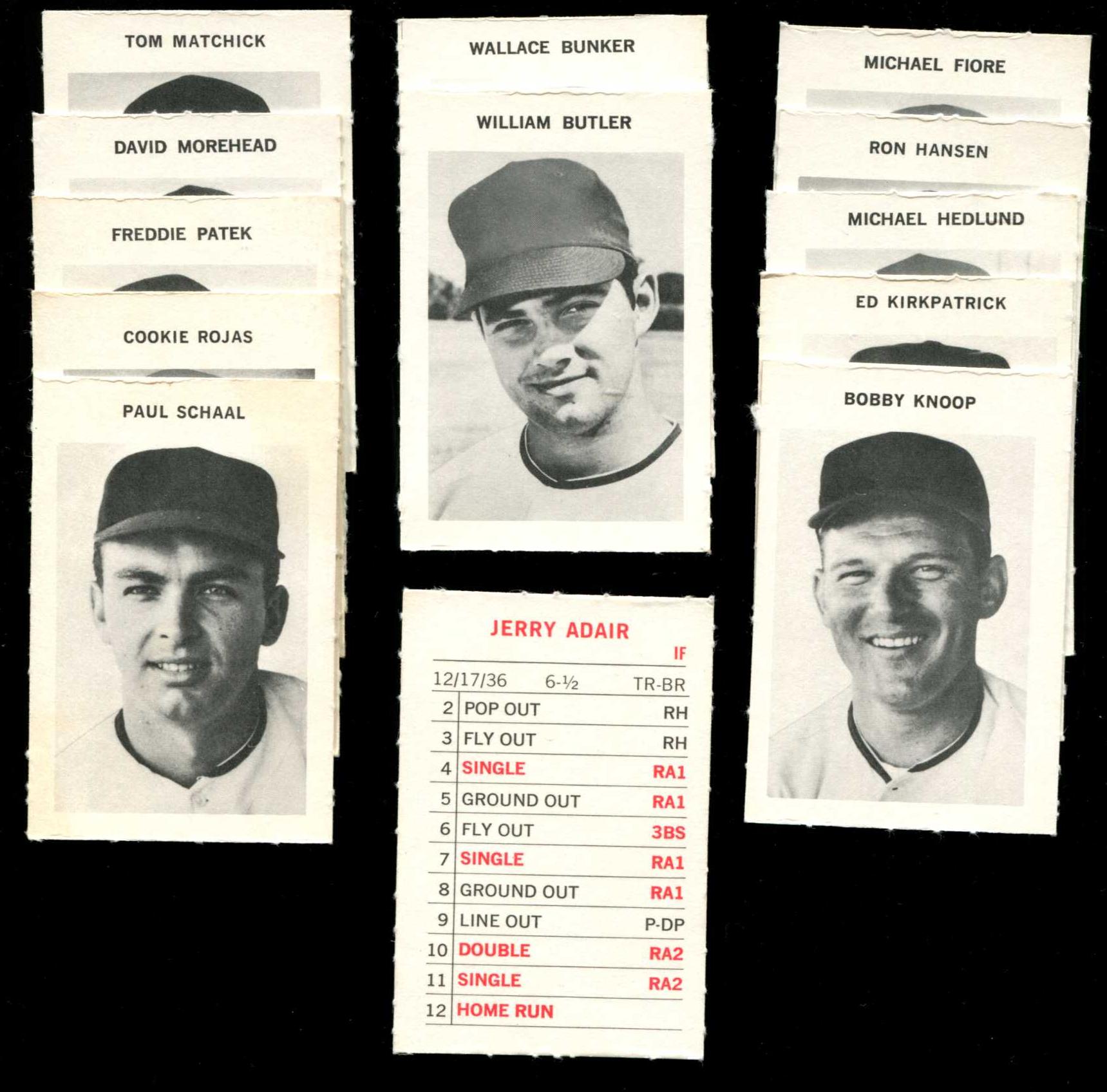   Royals - 1972 Milton Bradley - Starter Team Set/Lot (12/18 cards) Baseball cards value