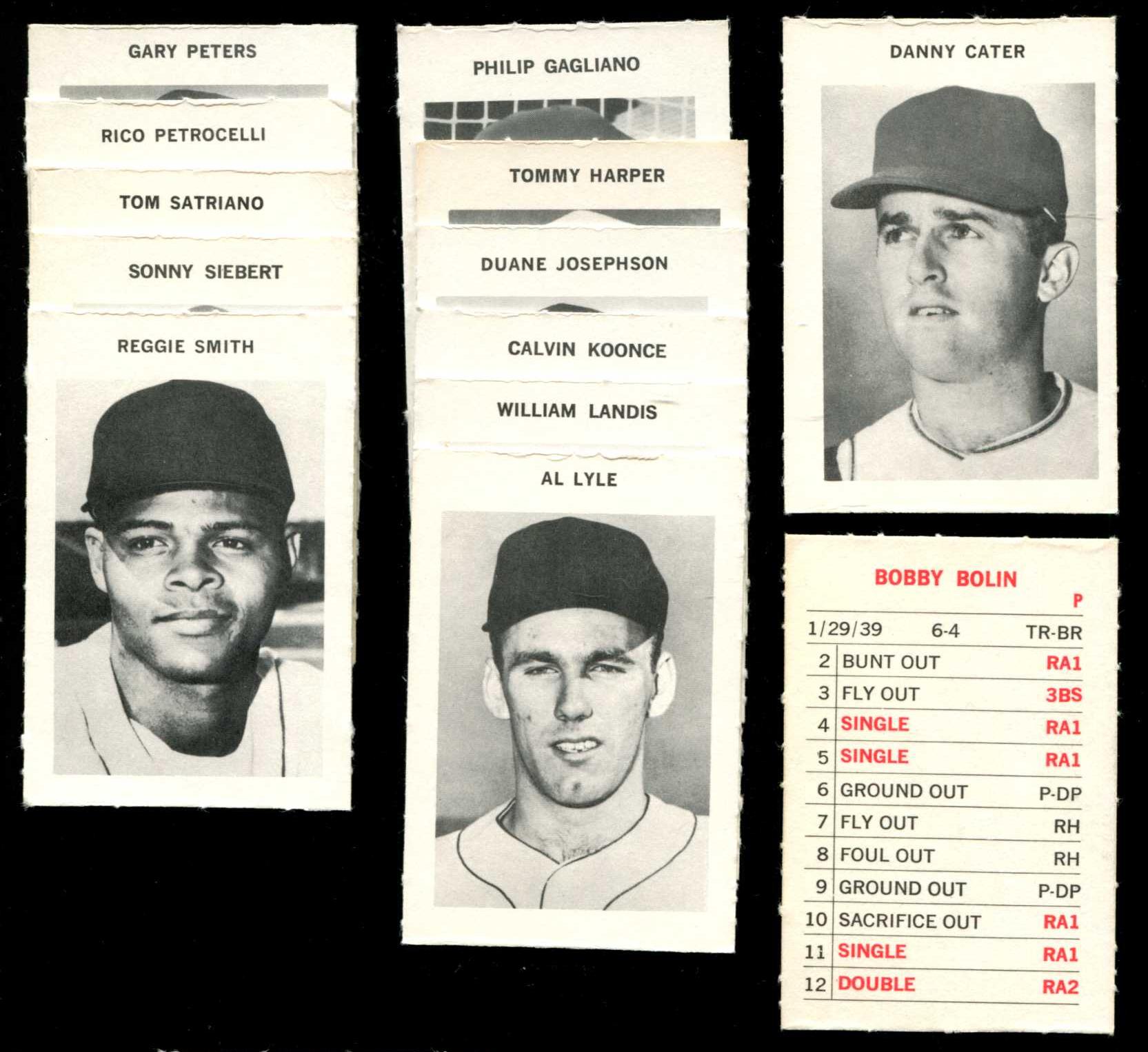   Red Sox - 1972 Milton Bradley - Near Team Set/Lot (13/17 cards) Baseball cards value