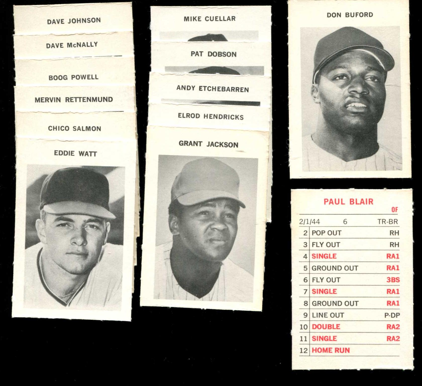  Orioles - 1972 Milton Bradley - Near Team Set/Lot (12/19 cards) Baseball cards value