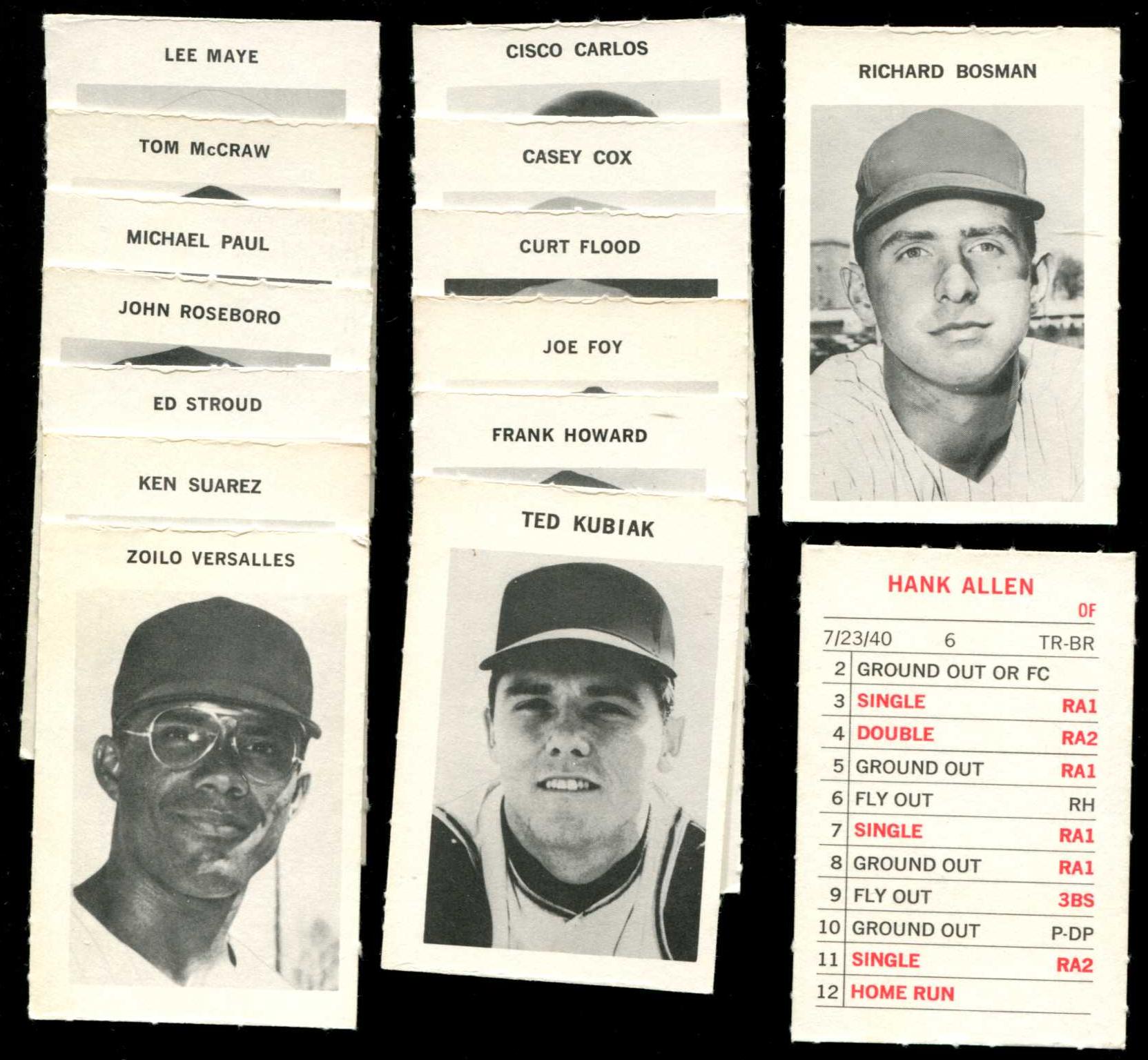   Senators - 1972 Milton Bradley - COMPLETE TEAM SET (17 cards) Baseball cards value