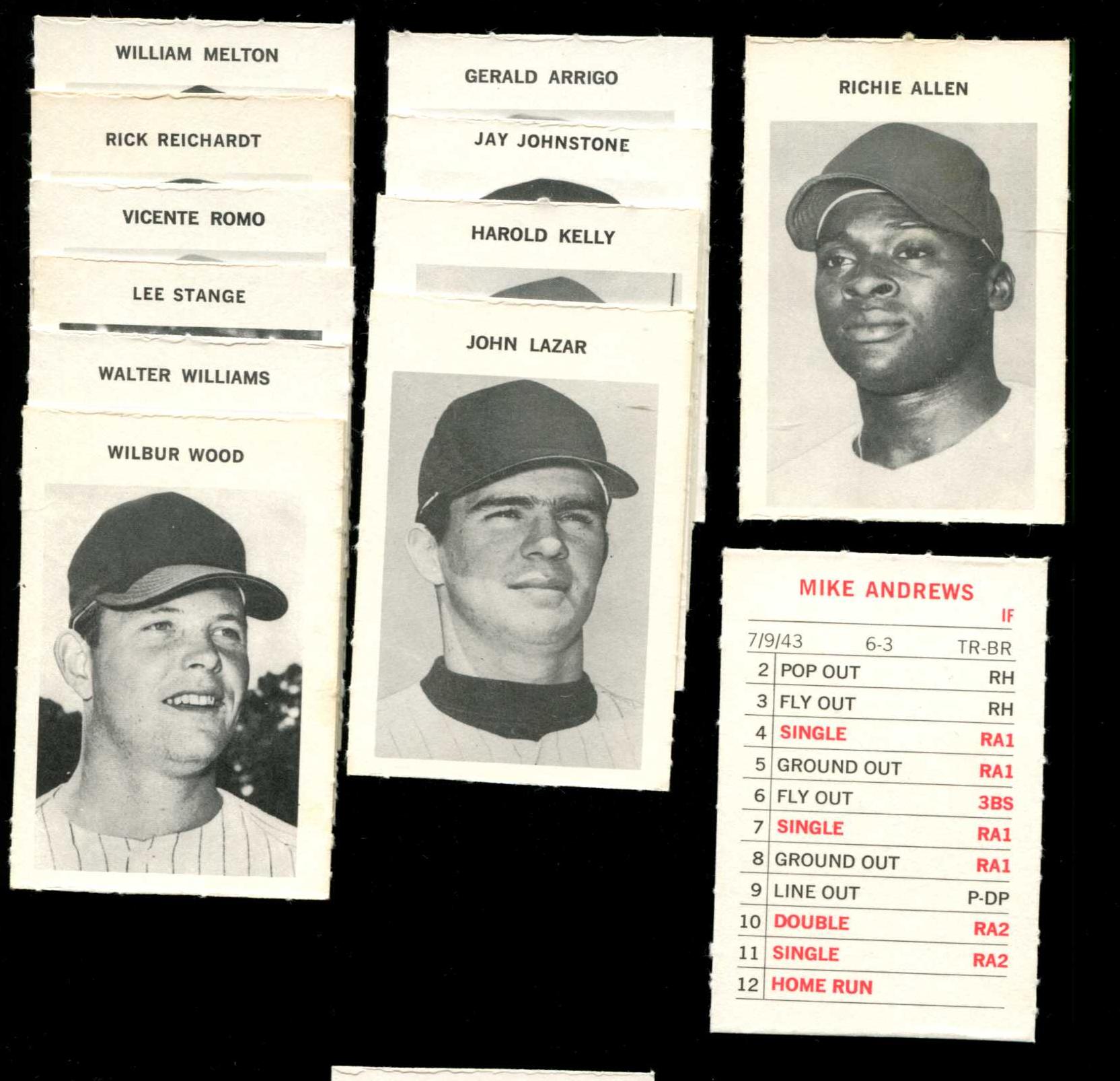   White Sox - 1972 Milton Bradley - Near Team Set/Lot (14/17 cards) Baseball cards value