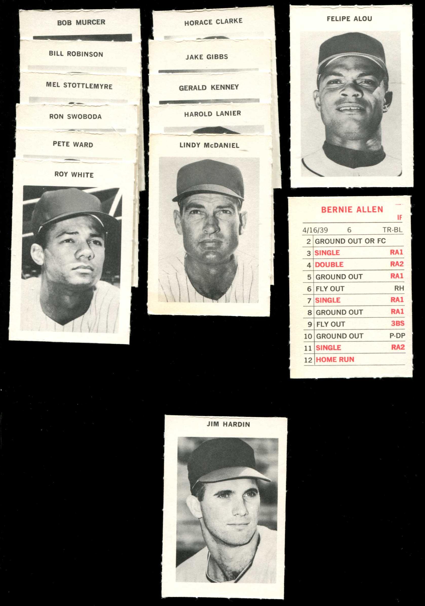   Yankees - 1972 Milton Bradley - COMPLETE TEAM SET (15 cards) Baseball cards value